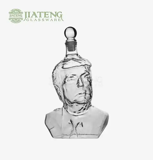 What are some examples of novelty liquor bottle designs?